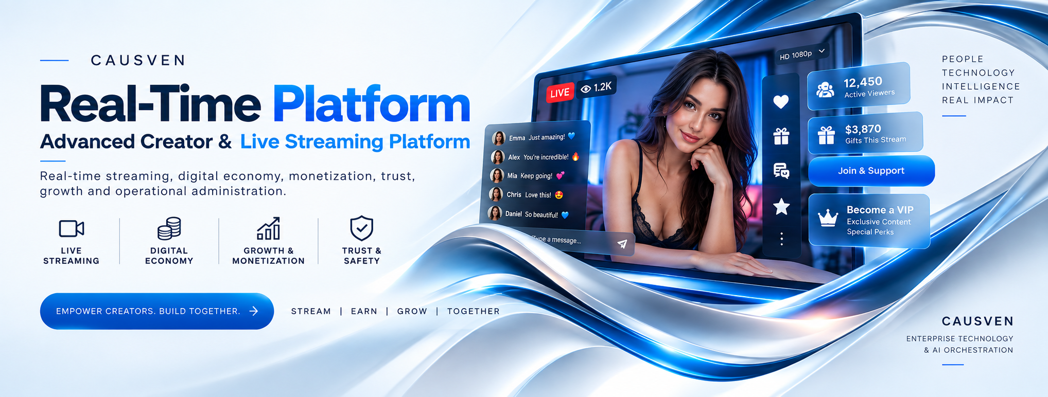 Advanced Creator & Live Streaming Platforms